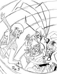 Coraline y la Puerta Secreta (coralain) para dibujar pintar colorear