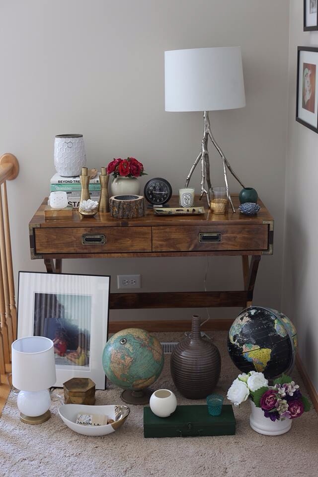 Avery Street Design Blog how to style a desk