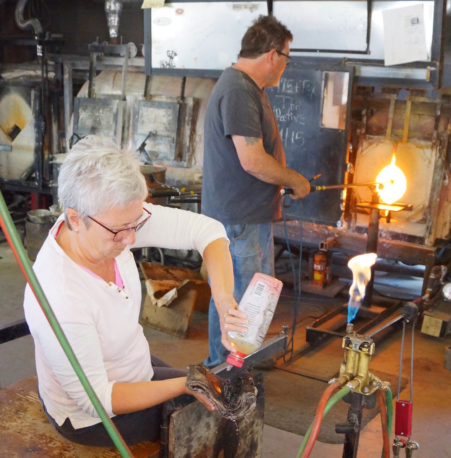 Dancing 'Cross the Country Blowing Glass in Santa Fe