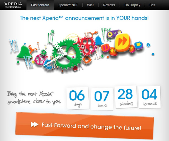 Sony Xperia Surprise announcement on Facebook