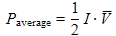 average complex power equation average complex power equation