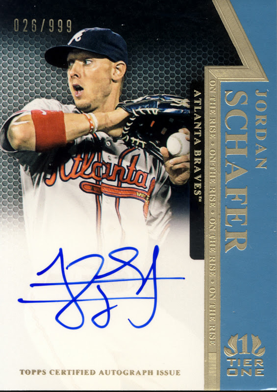 Jordan Schafer On The Rise OnCard Auto 999