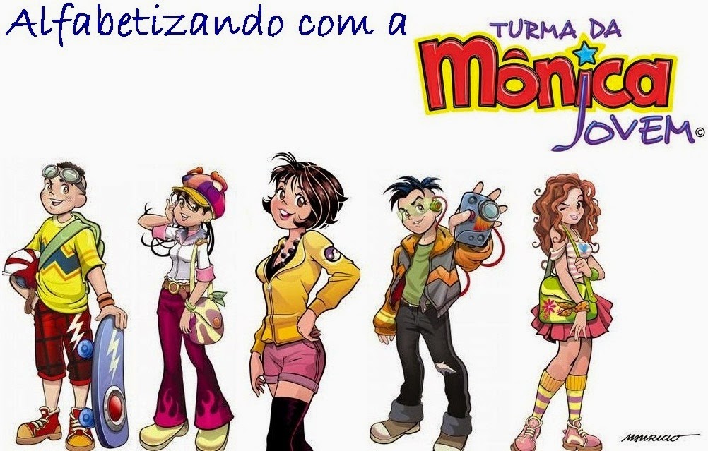 Alfabetizando com a Turma da Mônica Jovem