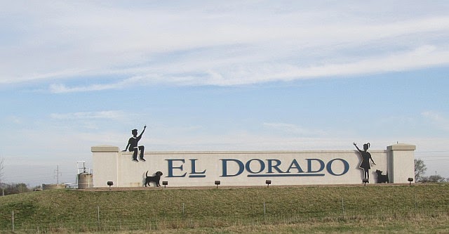 Postcards And Road Trips: El Dorado, Kansas Sign