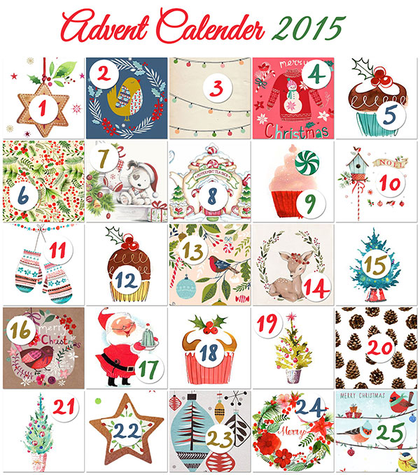 BEST FREE DIGITAL SCRAPBOOK Scrapbook “Advent calendar” from Mediterranka