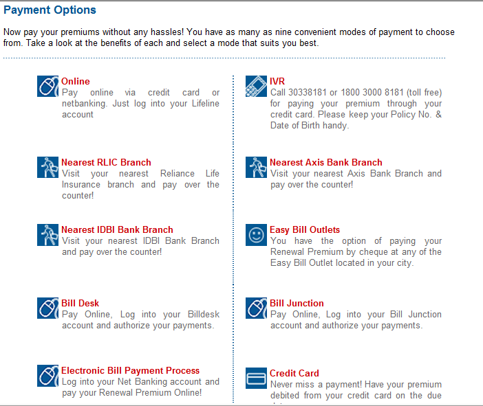 Reliance Life Insurance Reliance Fixed Deposit plan