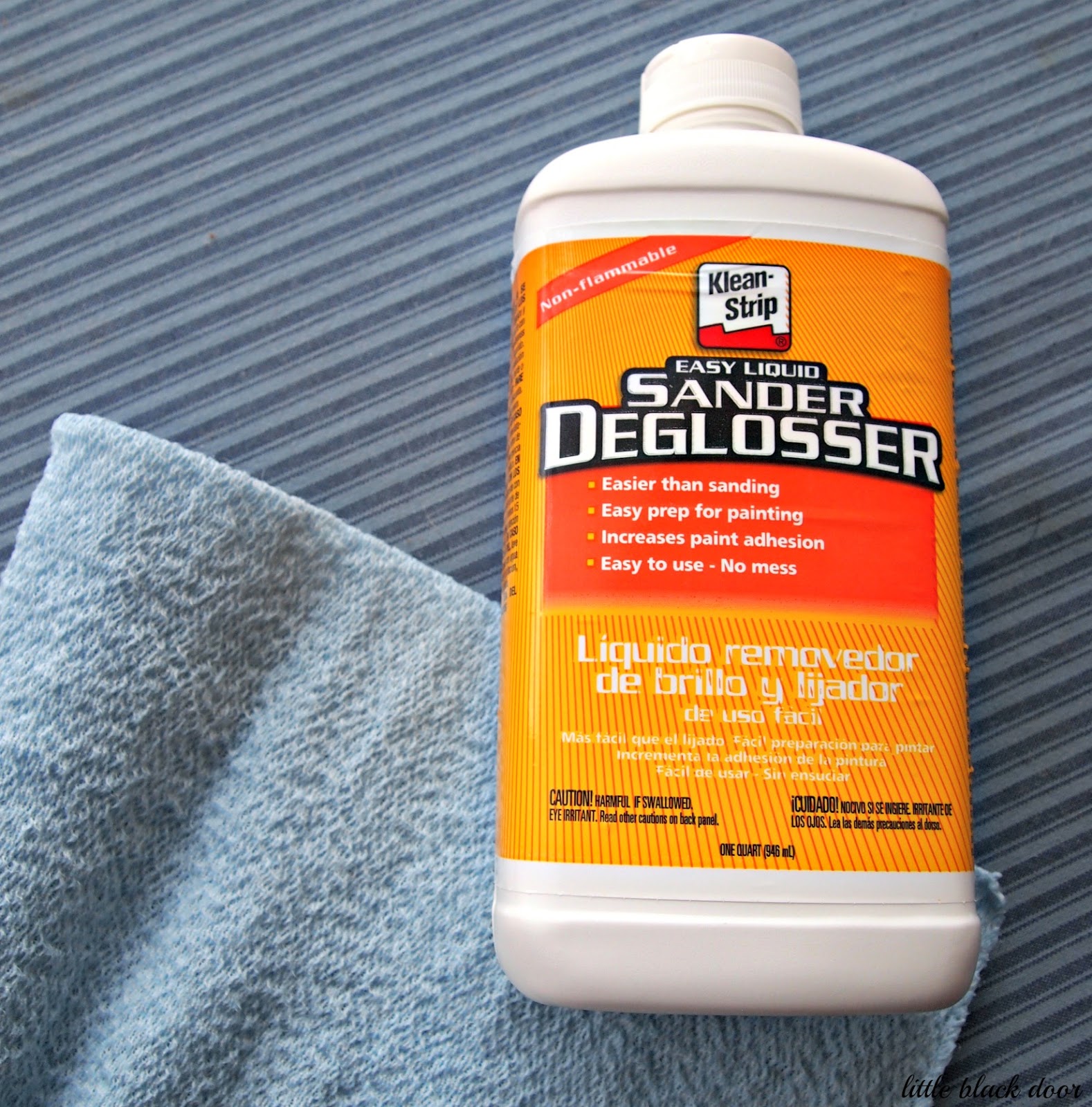 little black door high gloss dresser tutorial