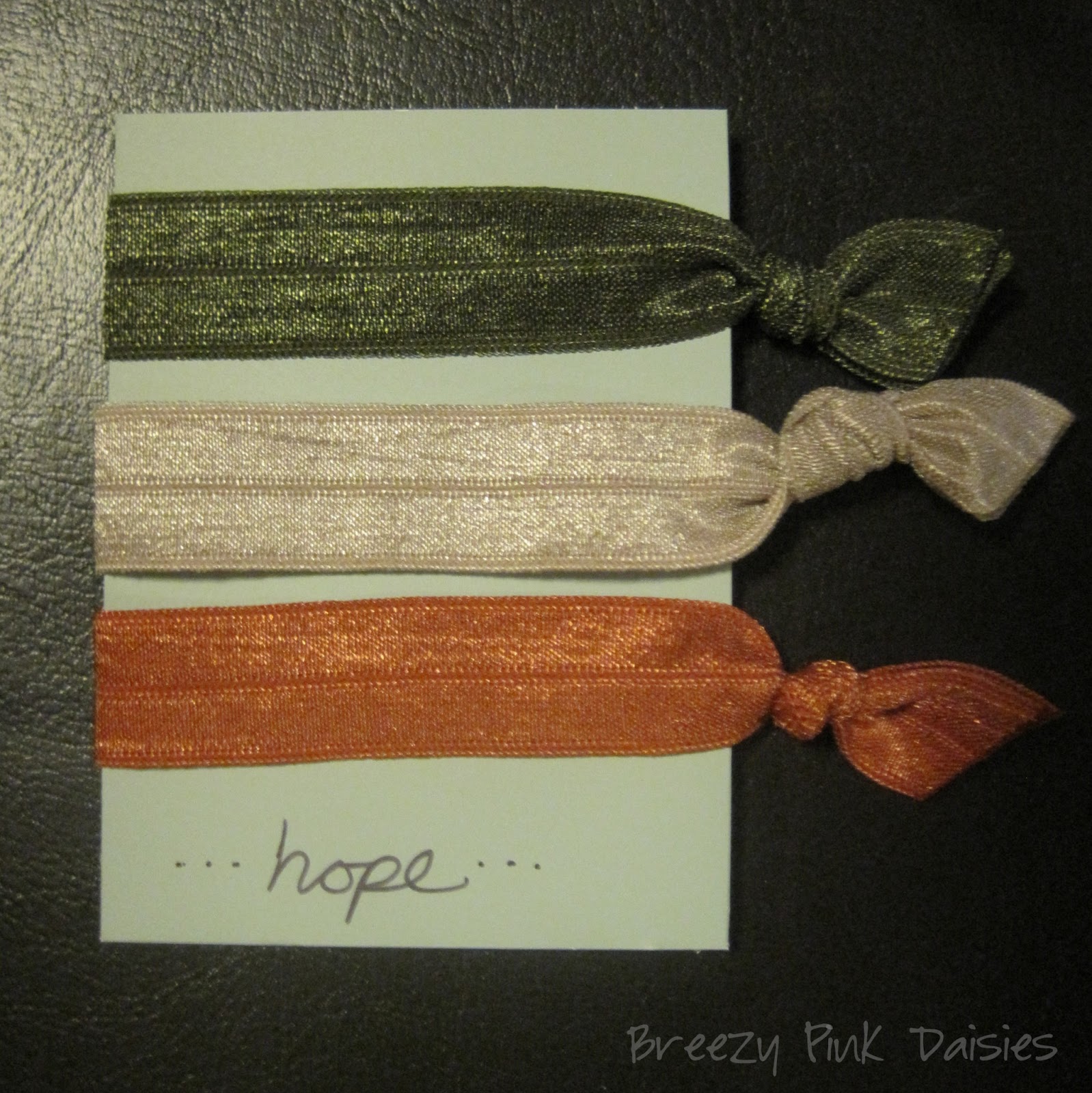 Breezy Pink Daisies Diy No Crease Foe Hair Ties