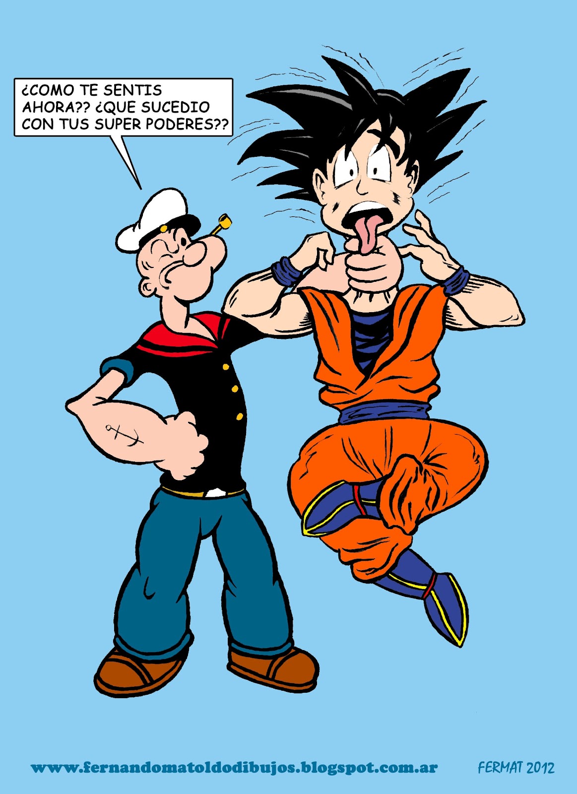 [Pedido] Barry Allen Popeye+VS.+Goku