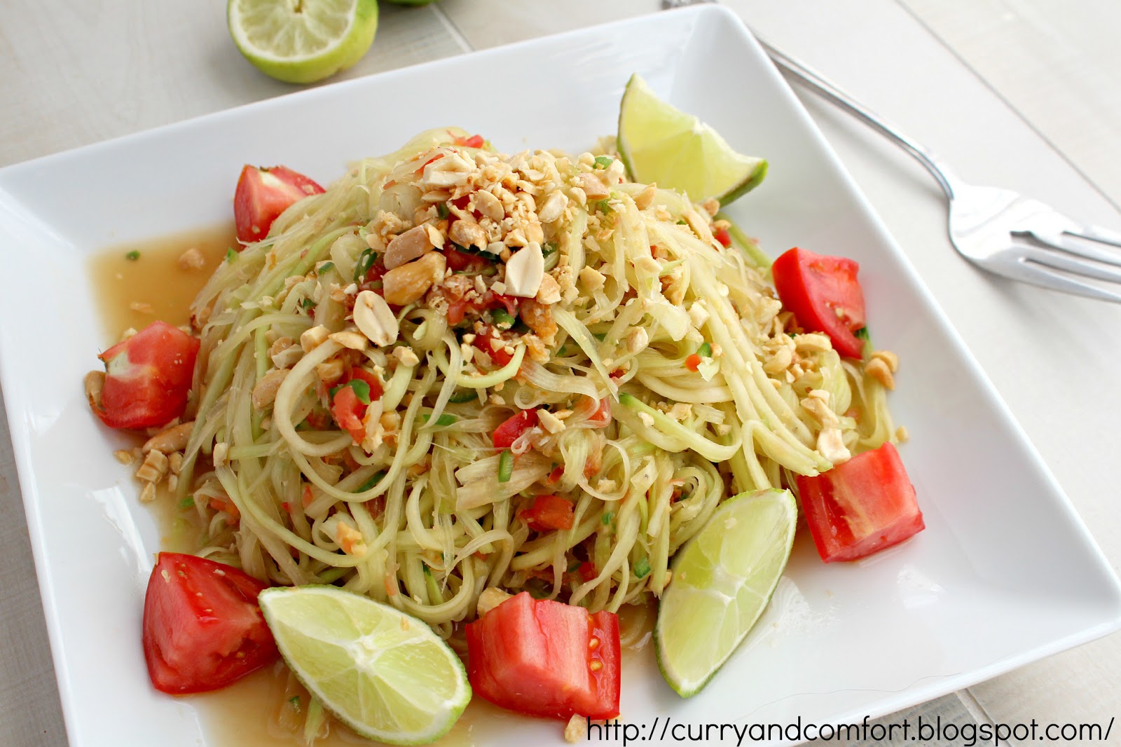 Kitchen Simmer Thai Green Papaya Salad