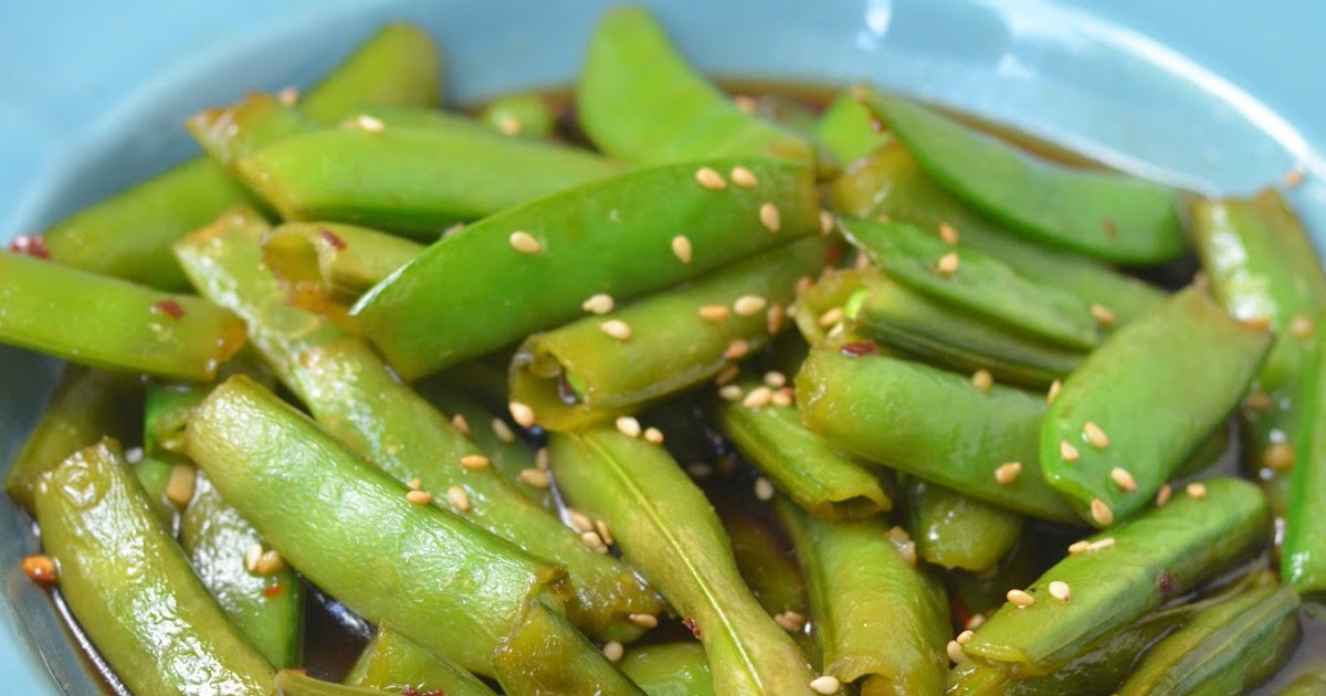 The Savvy Kitchen Soy Ginger Snow Peas