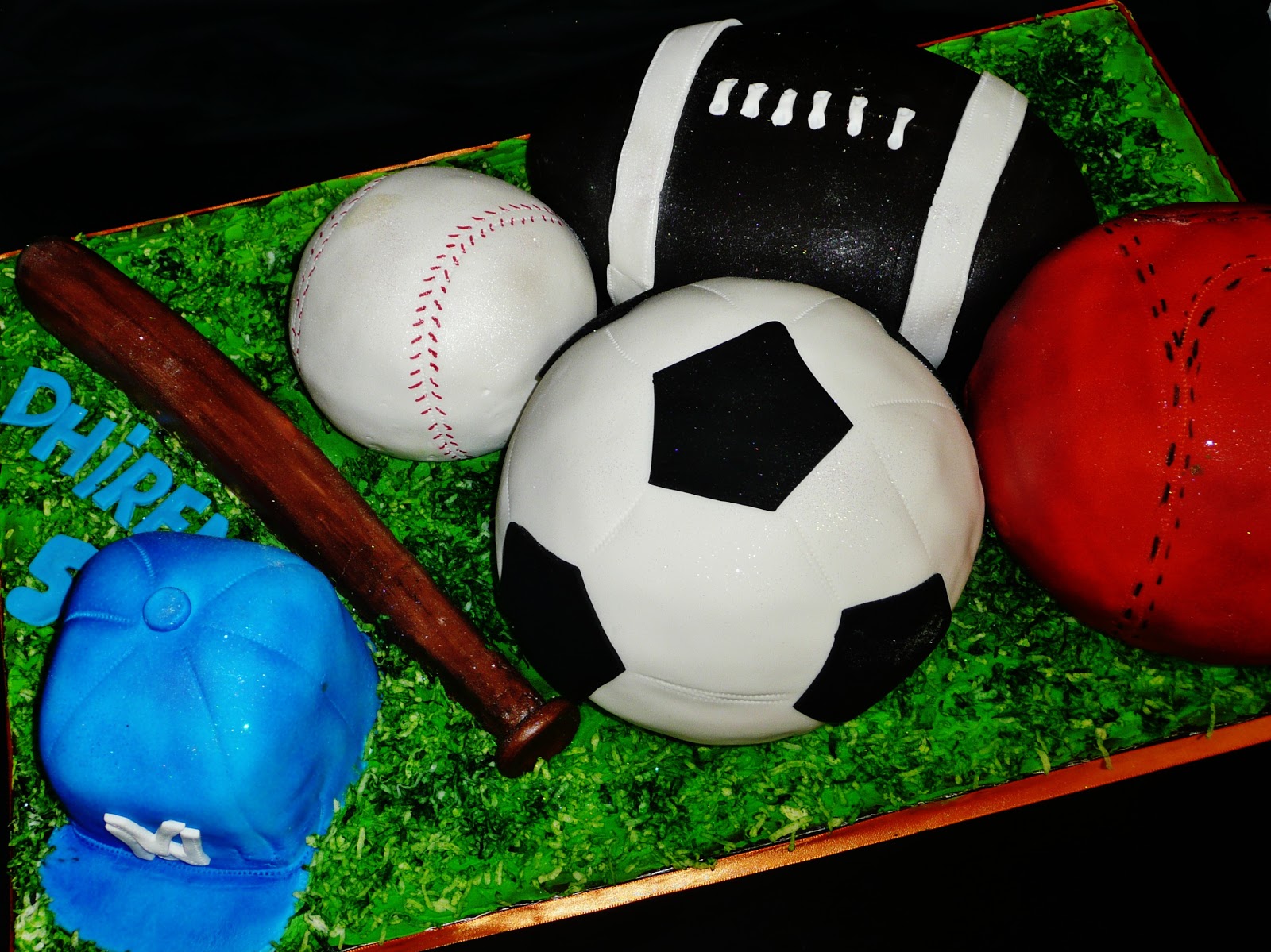 Baking with Roxana's Cakes Sports Themed Birthday Cake