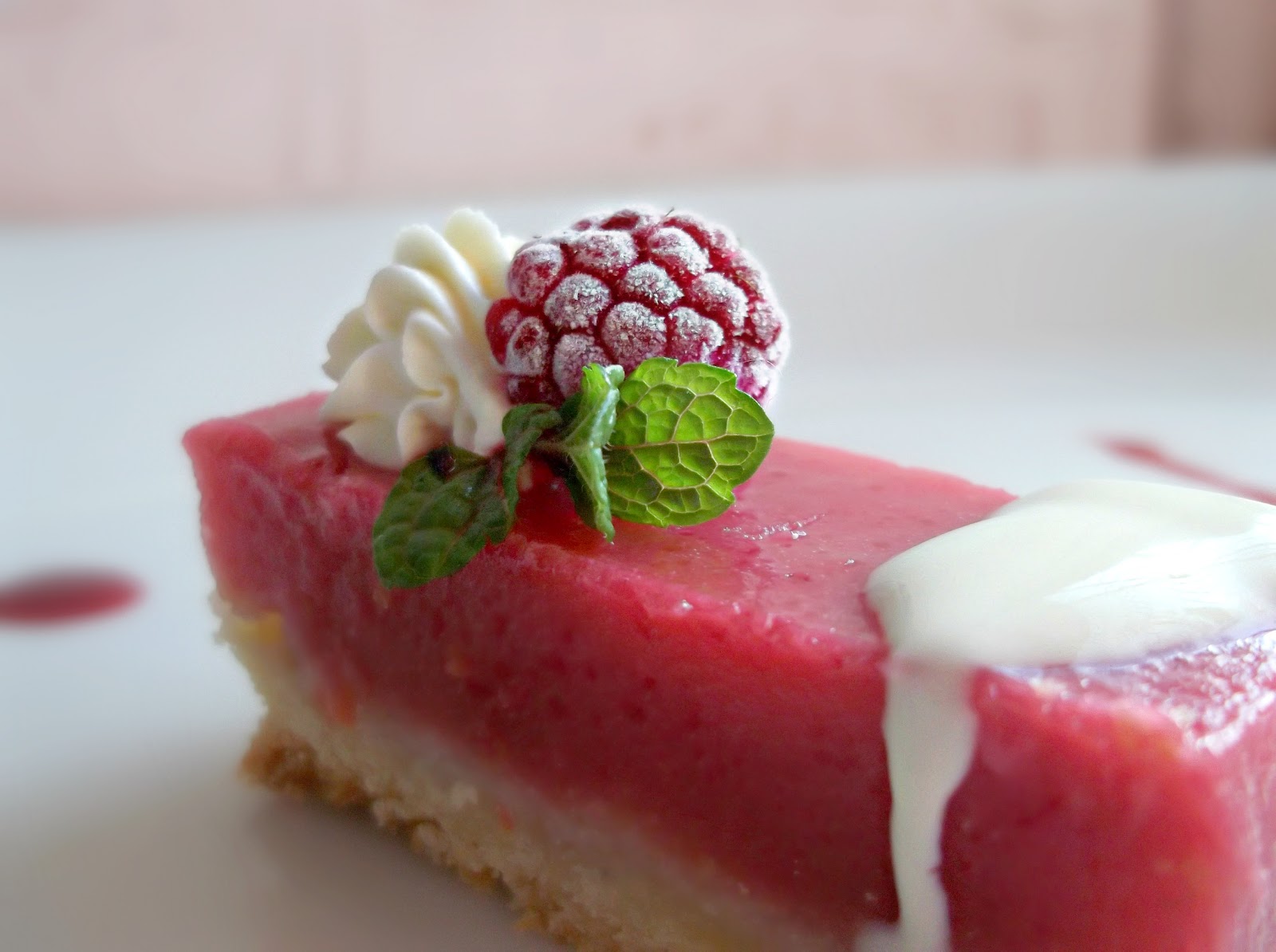 Lick The Spoon Raspberry Lemonade Slice