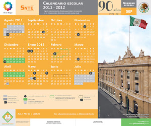 Calendario del Ciclo Escolar 2012-2012