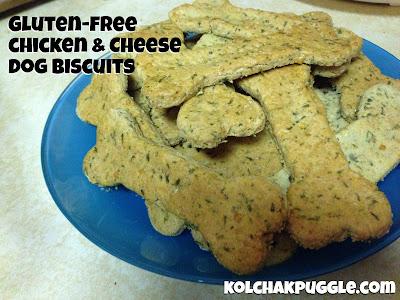 gluten free chicken and cheese dog treat recipe
