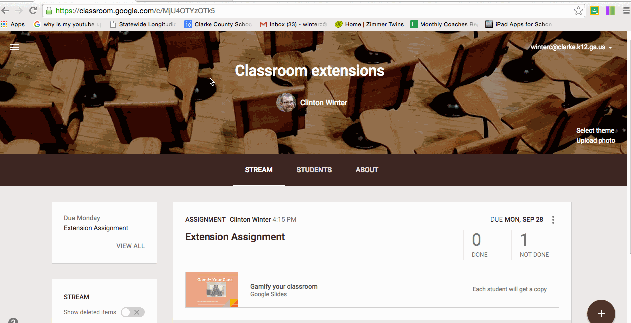 Google Classroom Extensions