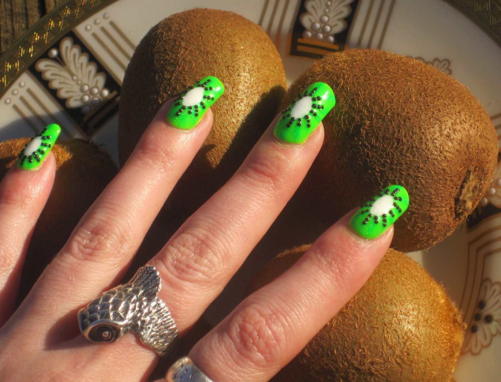 Painted Lady Fingers Kiwi! Color Club The Lime Starts Here