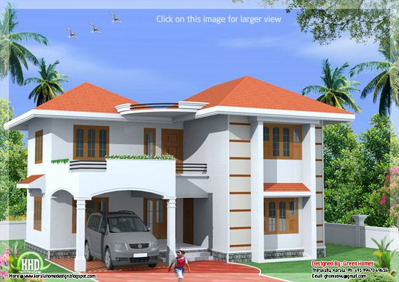 India style 2 storey home design