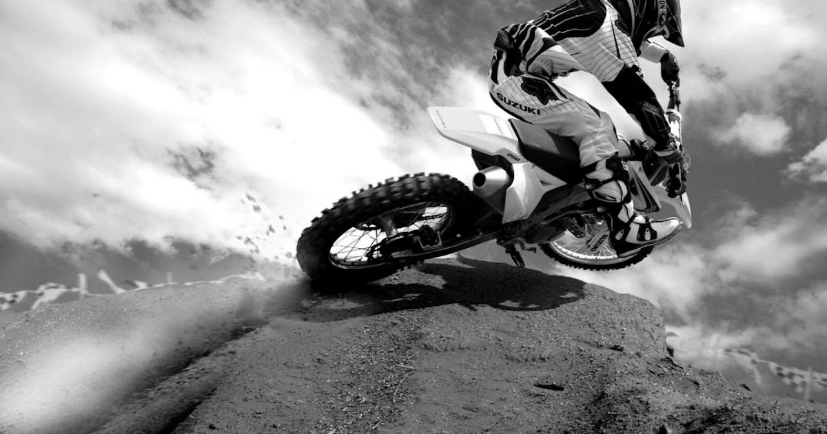 Dirt Bikes black and white wallpapers | Black and White Photography