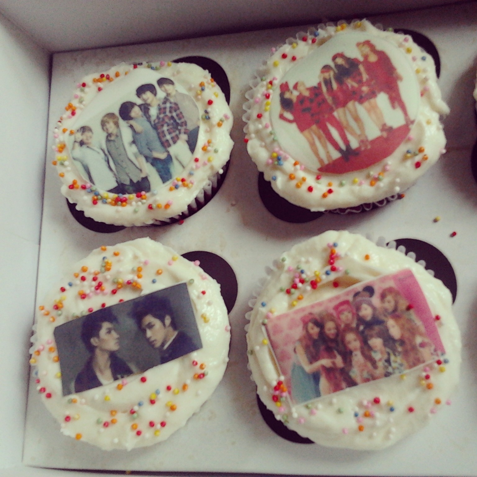from my kitchen to yours customized cupcakes korean idol