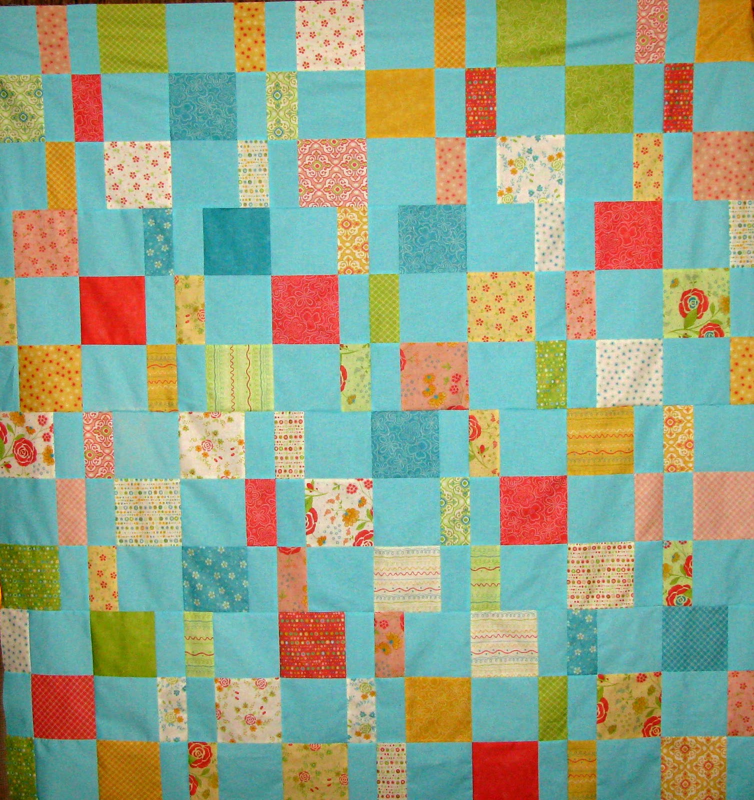 Quilting in Carmichael Top Finished Charm Pack Cherry Quilt Pattern
