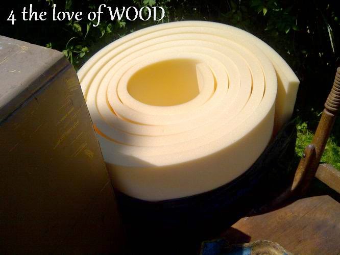 4 the love of wood YARD SALE SEASON upholstery foam