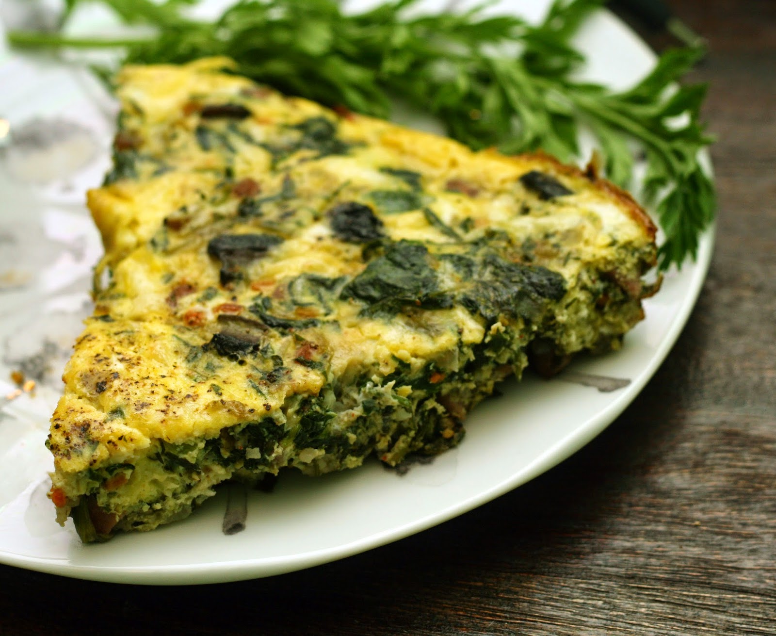 Carrot Top Frittata with Spinach, Ham and Asiago Coconut & Lime