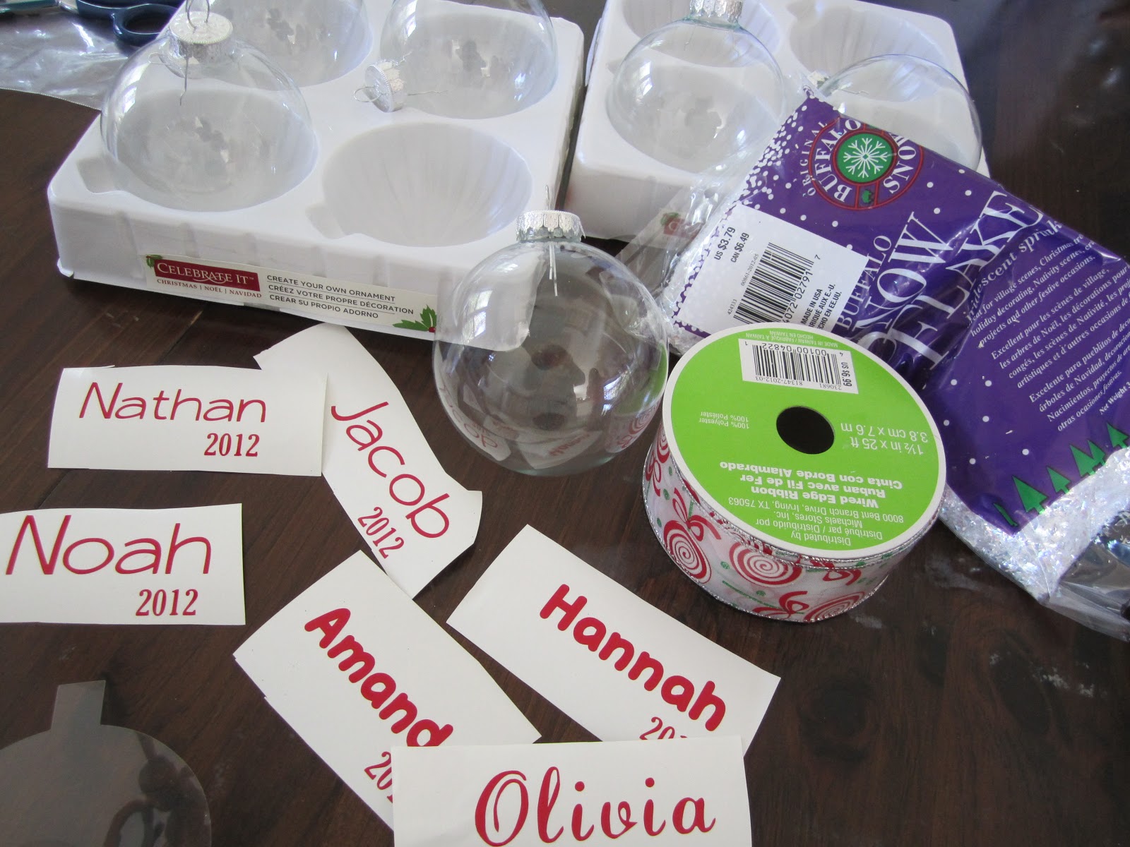 Hope Sew Floating Christmas Ornaments Silhouette