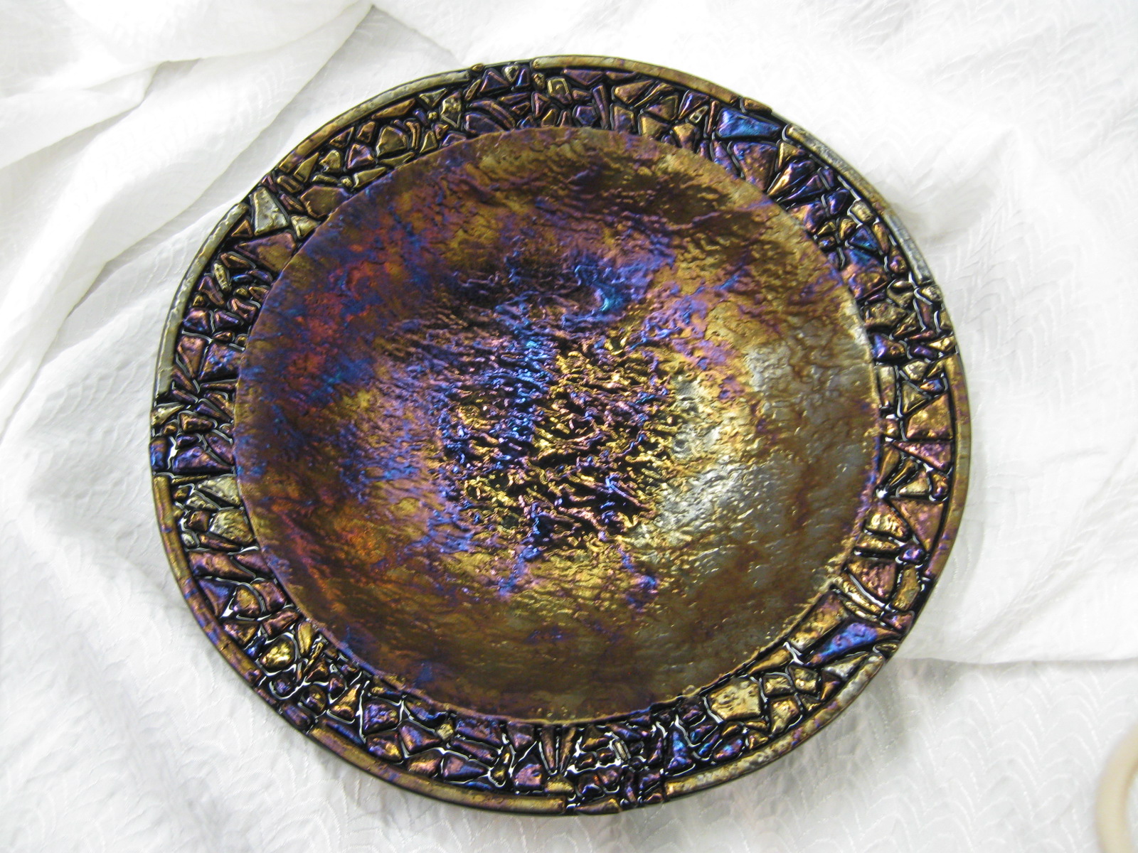 Prism GlassWorks, Ltd. Gary's Iridized Bowl