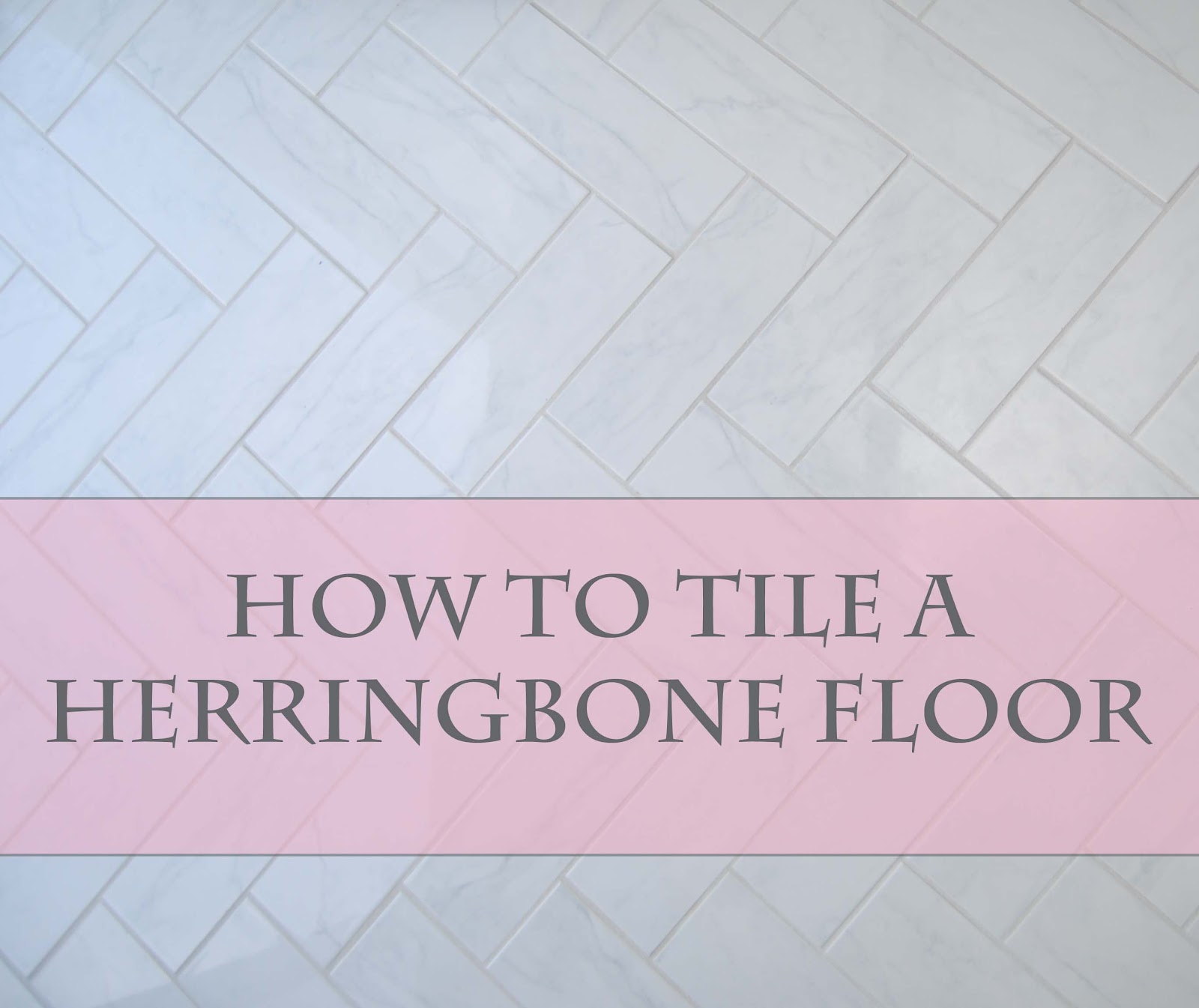 How to tile a herringbone floor part i