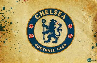 Chelsea Logo Design on Old Paper Texture HD Football Wallpaper