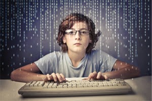Niño hacker