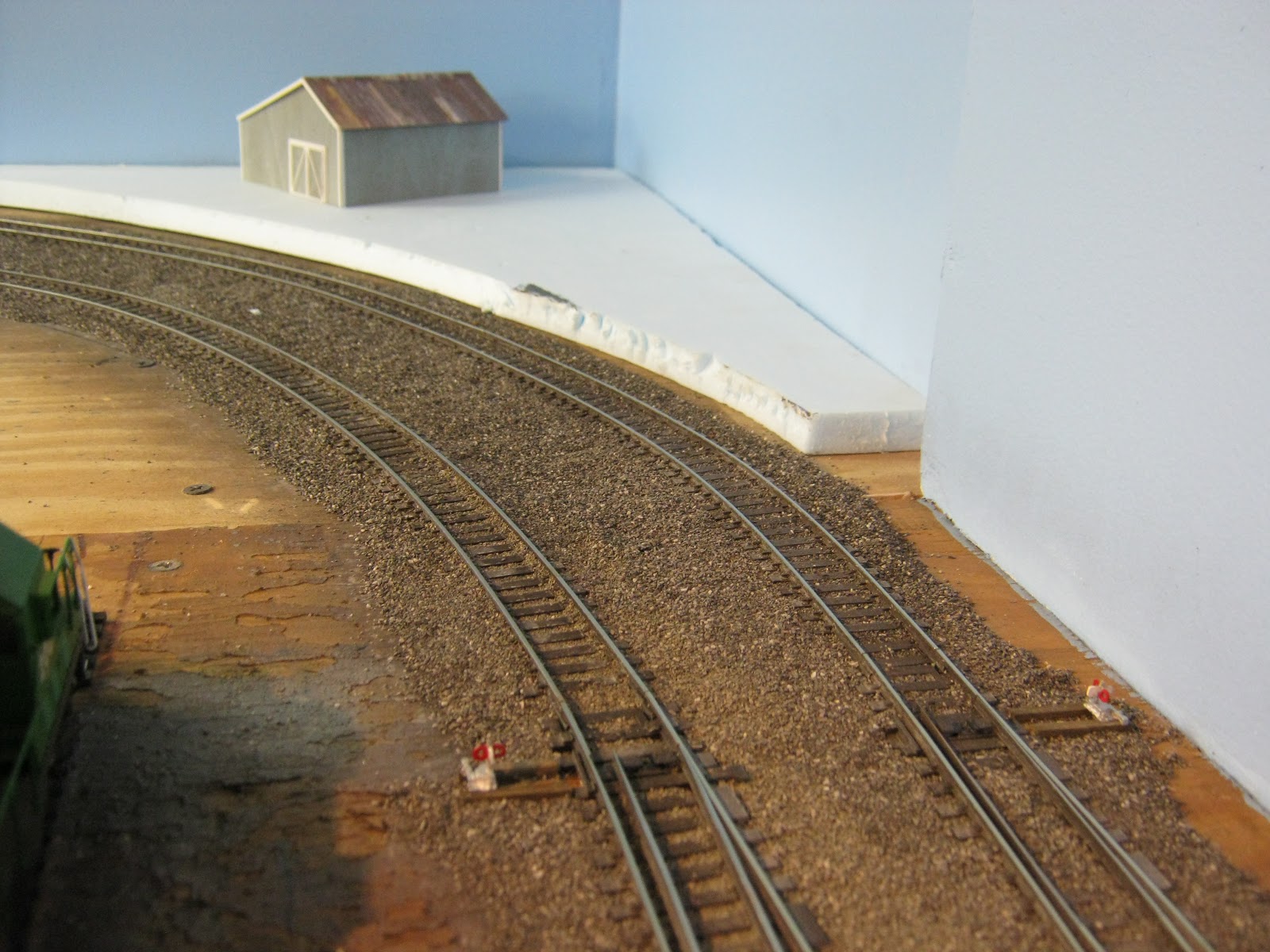 The Virginia Midland HO Railroad Blog Ballast work in the yard