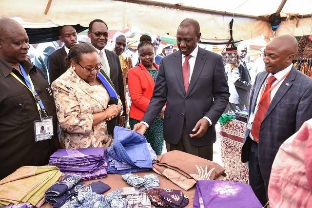 Deputy President of Kenya admires the SMEs Products from the EAC region