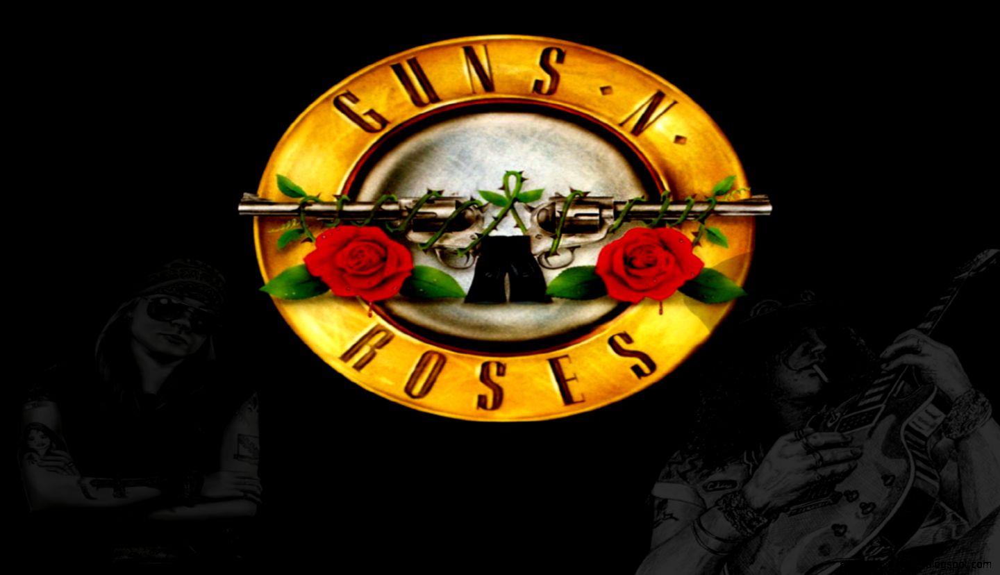 Guns N Roses heavy metal hard rock bands groups album cover logo Guns N Roses heavy metal hard rock bands groups album cover logo