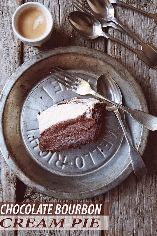 Milk and Honey Chocolate Bourbon Cream Pie
