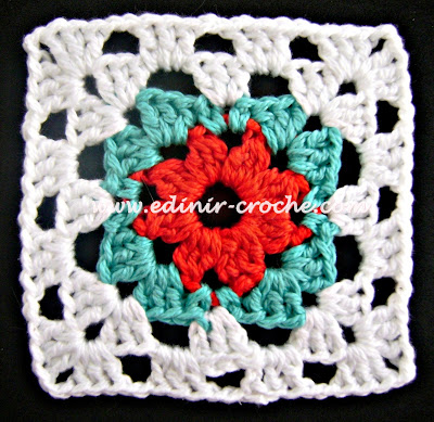 square em croche onze video aula dvd frete gratis edinir-croche