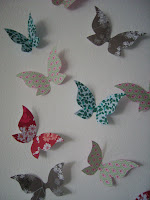 butterflies on the wall