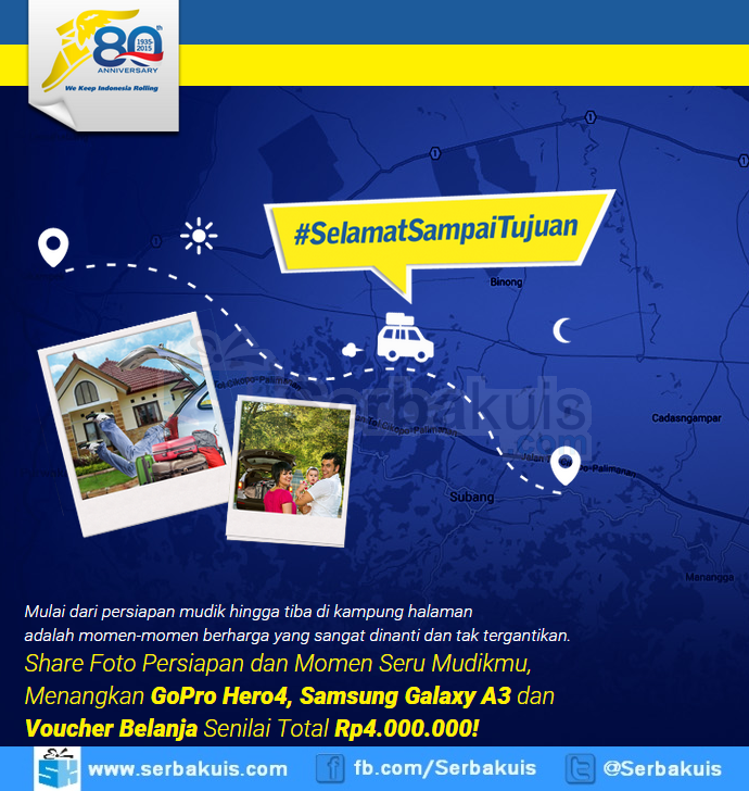 Kontes Selamat Sampai Tujuan Berhadiah GoPro HERO 4 Kontes Selamat Sampai Tujuan Berhadiah GoPro HERO 4