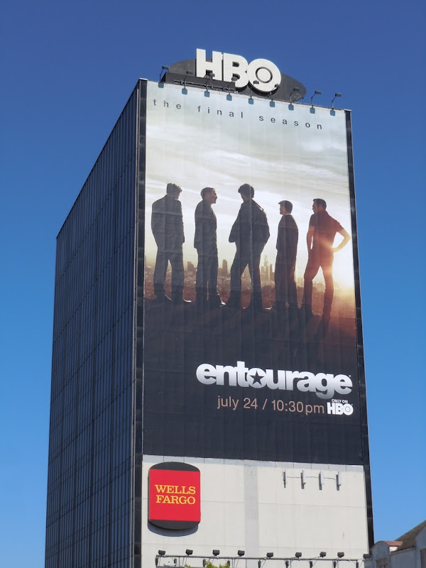 Giant Entourage season 8 billboard
