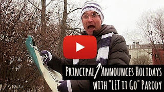 Watch principal snow announce the school holidays with let it go frozen parody via geniushowto.blogspot.com school holidays parody videos