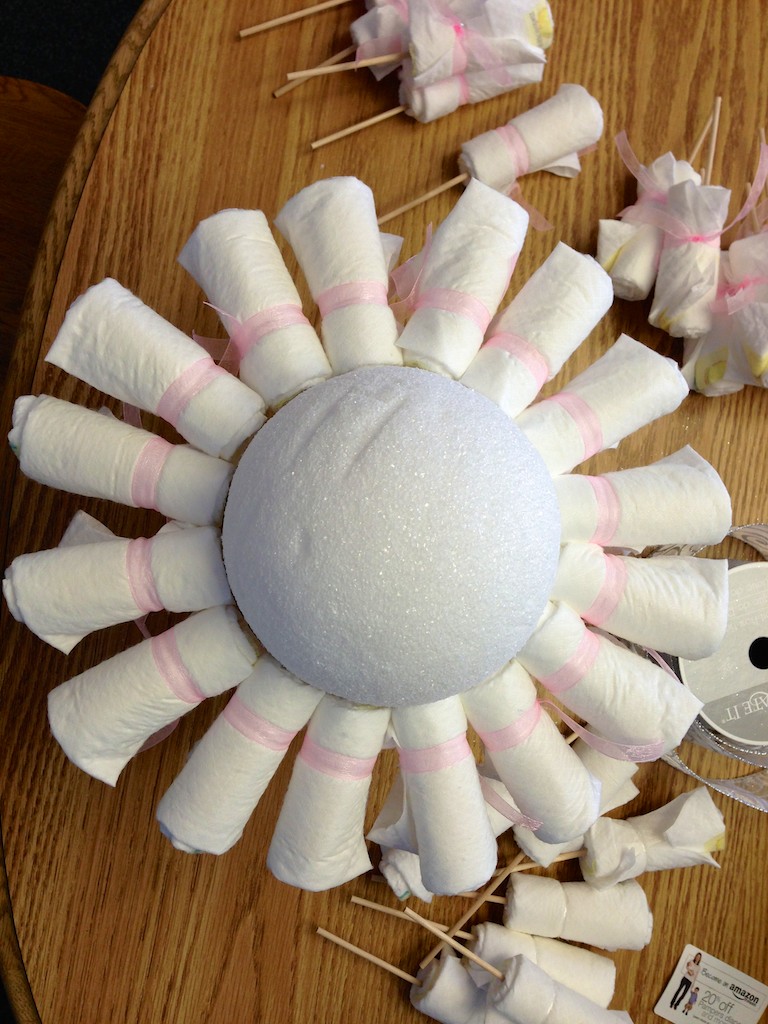 Being Genevieve Diaper Bouquet