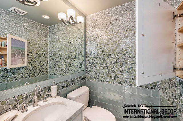 modern bathroom tiles designs ideas, patterned wall tiles for bathroom