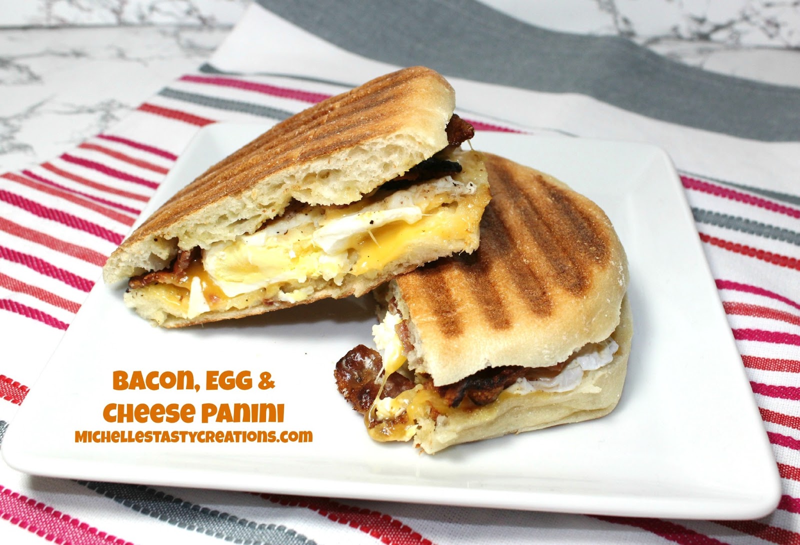 Michelle's Tasty Creations Bacon, Egg, and Cheese Panini