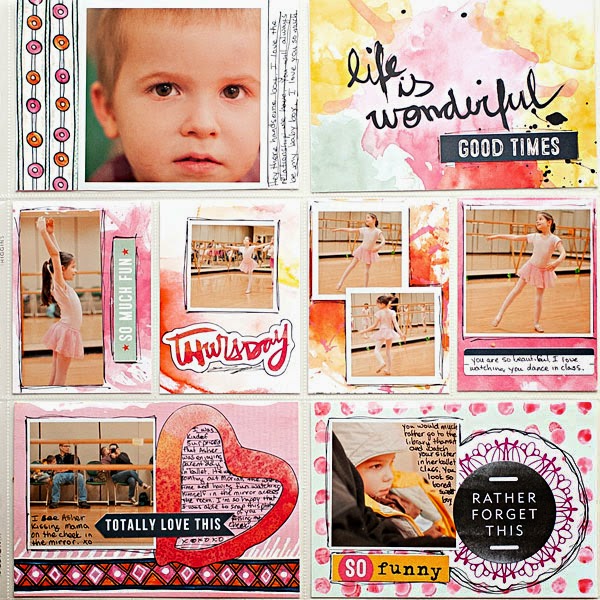 March 2014 Project Life (week 13 + 1 day) - right page