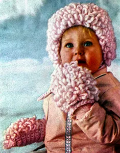 Loop stitch hat and mittens pattern free crochet patterns loops stitch