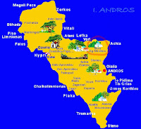 Carte d'Andros
