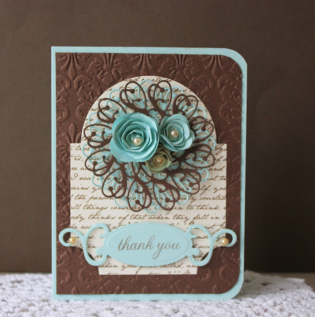 Empty Next Crafter Memory Box Flourish Die Thank You