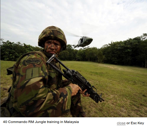 40th Commando RM Jungle training in Malaysia
