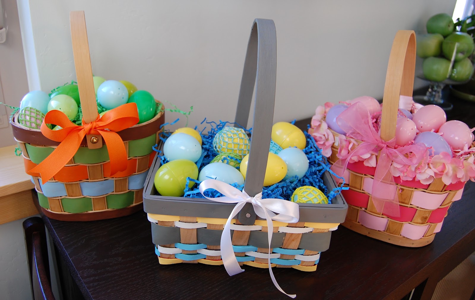 "C" is for Crafty Painted Easter Baskets